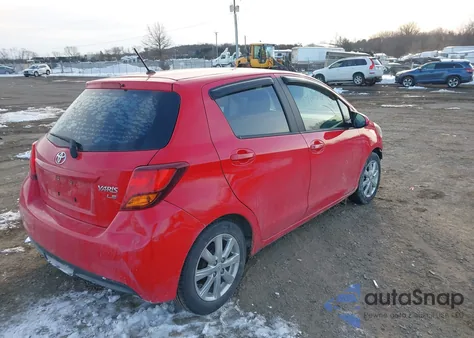 2015 Toyota Yaris Le from USA, damaged, VIN VNKKTUD37FA056006